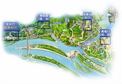 青城山都江堰景區有序開放，游覽需備健康碼